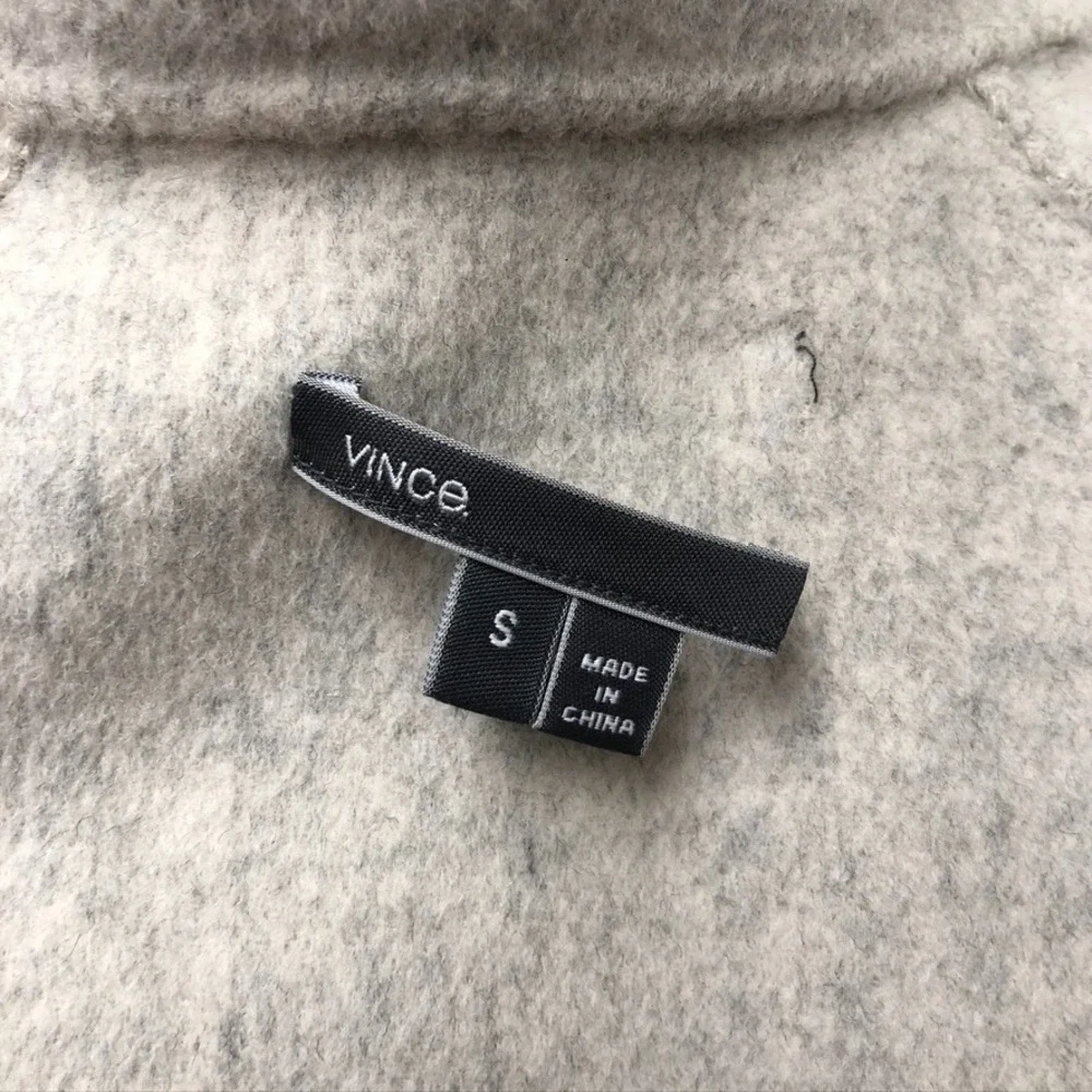 Vince Wool Coat Womens Small Gray Mid Length Outdoor Gorpcore Teacher Career‎